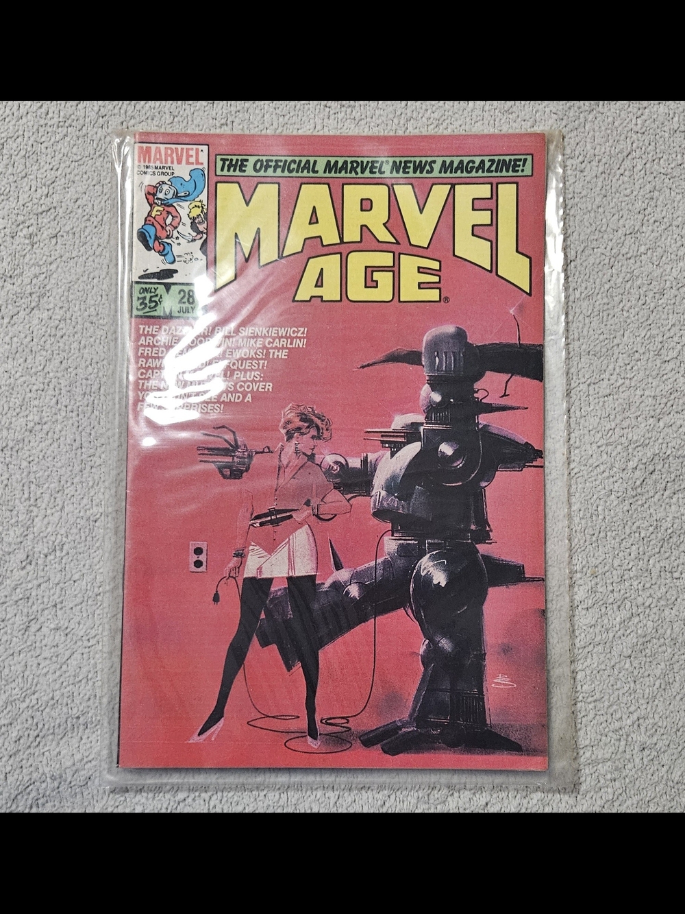 Marvel Age #28 (Marvel Comics July 1985) Raw Grade 9-9.4